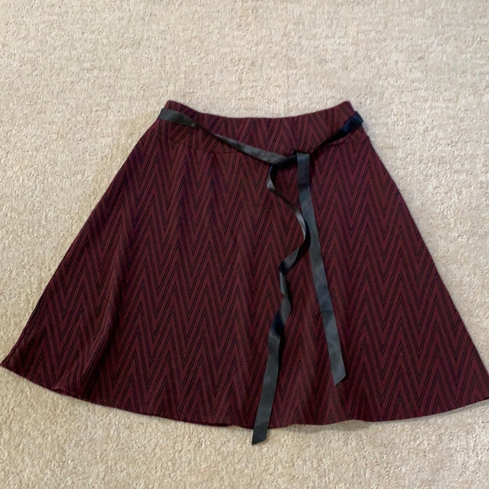 A-Line Skirt w/ribbon belt